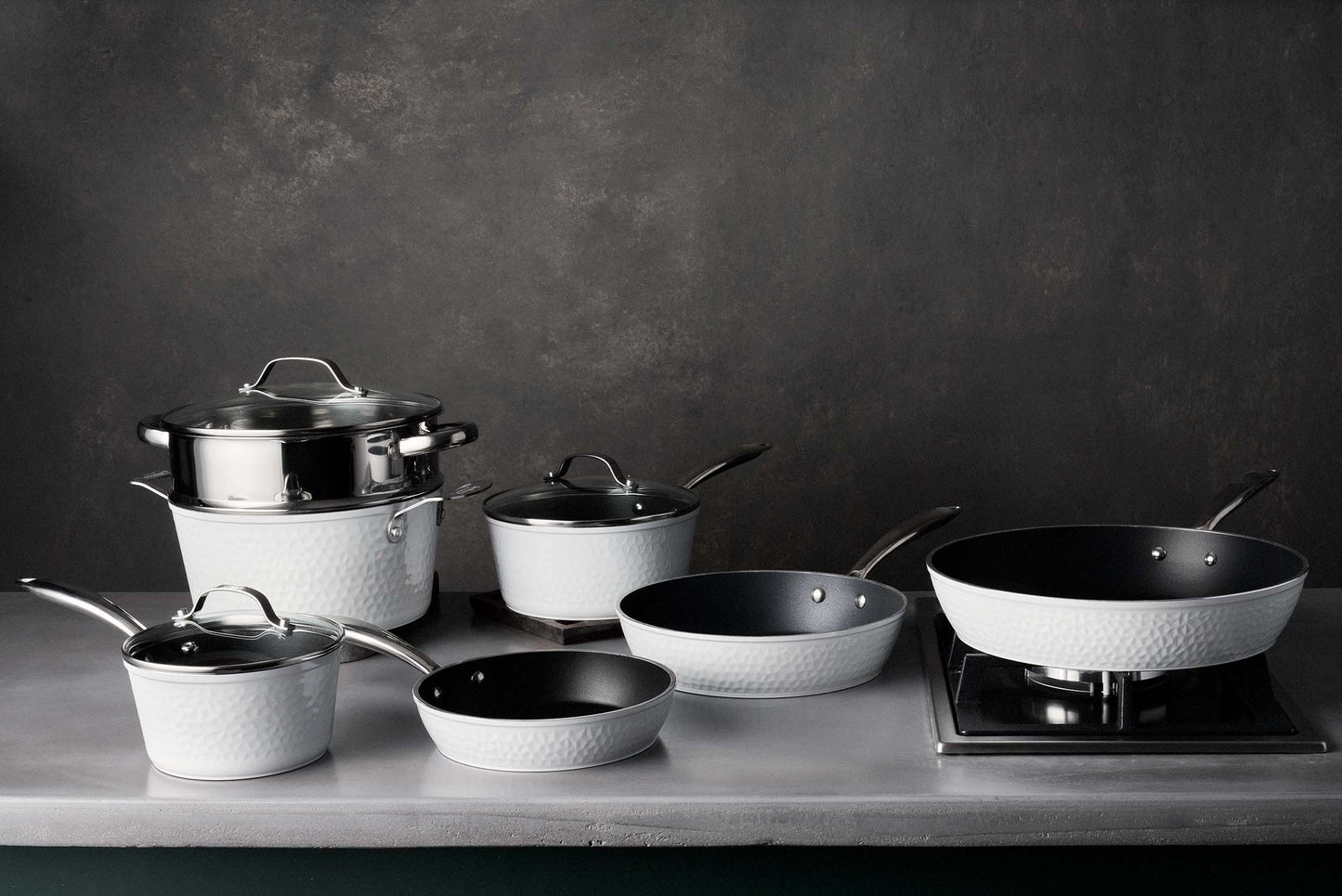 Heritage The Rock Cookware Set 10 Pieces Set