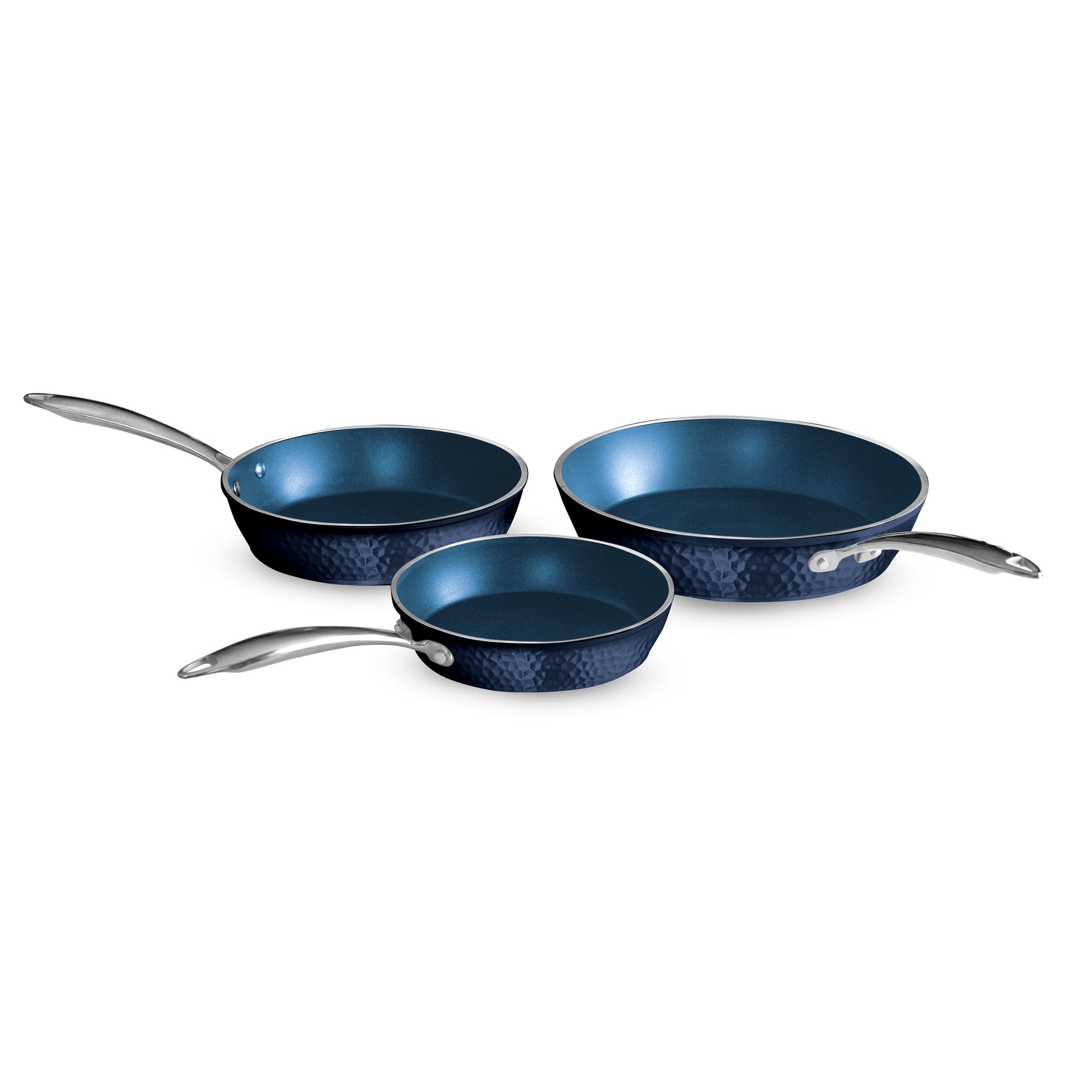 Hammered White Pearl 10 Piece Set – OrGreenic Cookware